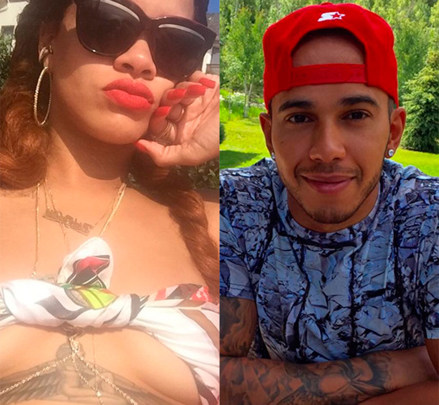 Rihanna E Lewis Hamilton Estao Passando As Ferias Juntos Estrelando