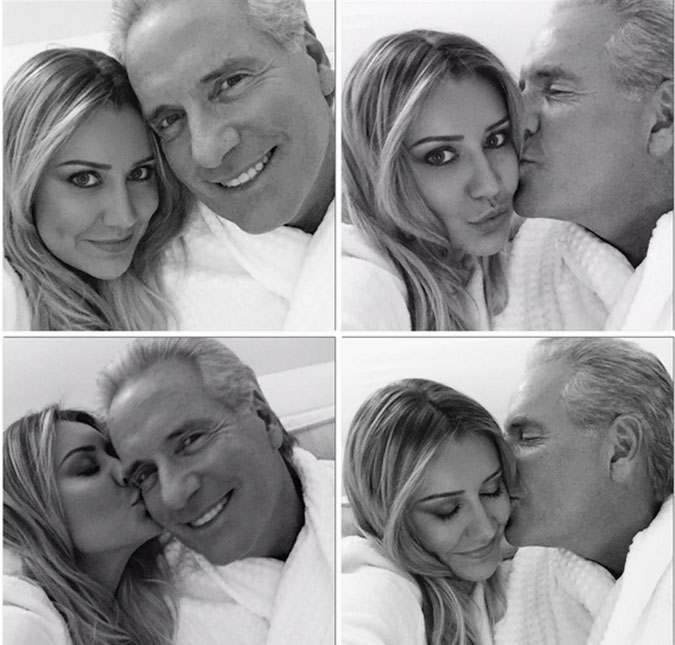 Cheios de amor, Ana Paula Siebert e Roberto Justus compartilham momento carinhoso do casal