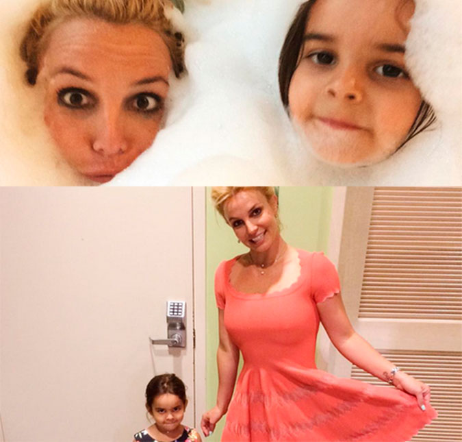 Britney Spears mostra o lado titia coruja e aparece curtindo na espuma!