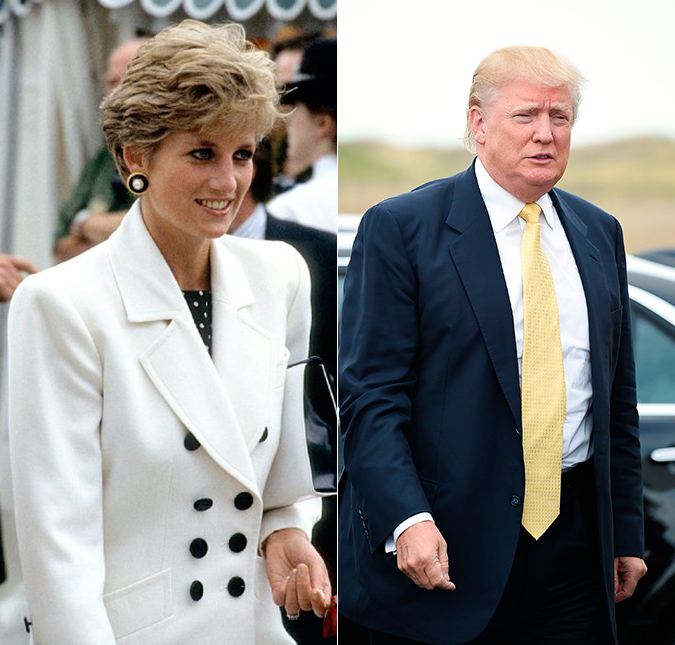 Donald Trump enxergava princesa Diana como <i>uma mulher trófeu</i>.