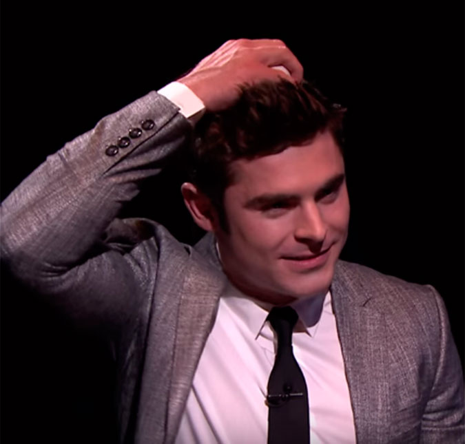 Zac Efron prova que não tem medo de ovos no programa de Jimmy Fallon, assista!