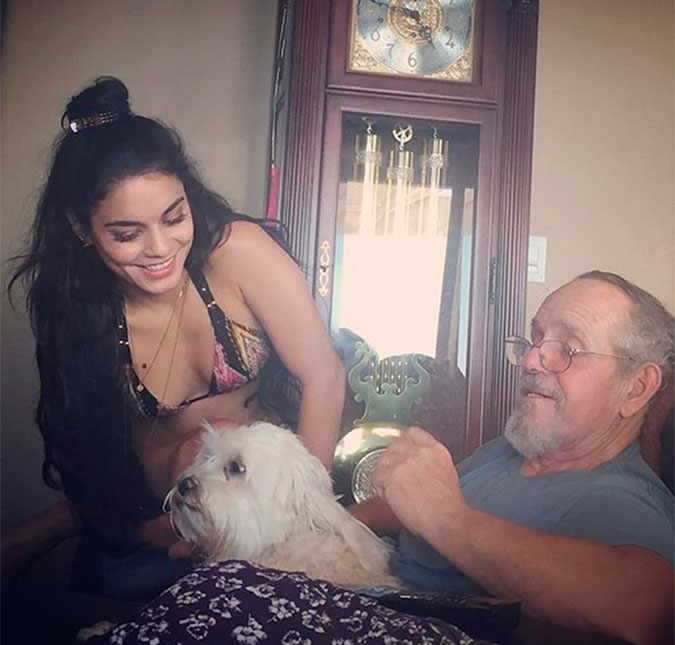 Vanessa Hudgens revela que seu pai está com câncer