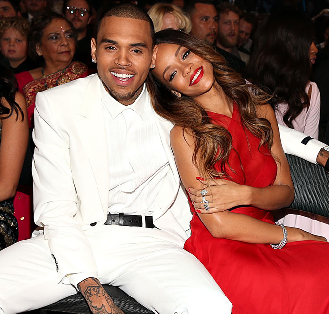 Rihanna fica encantada com amor de Chris Brown pela filha dele
