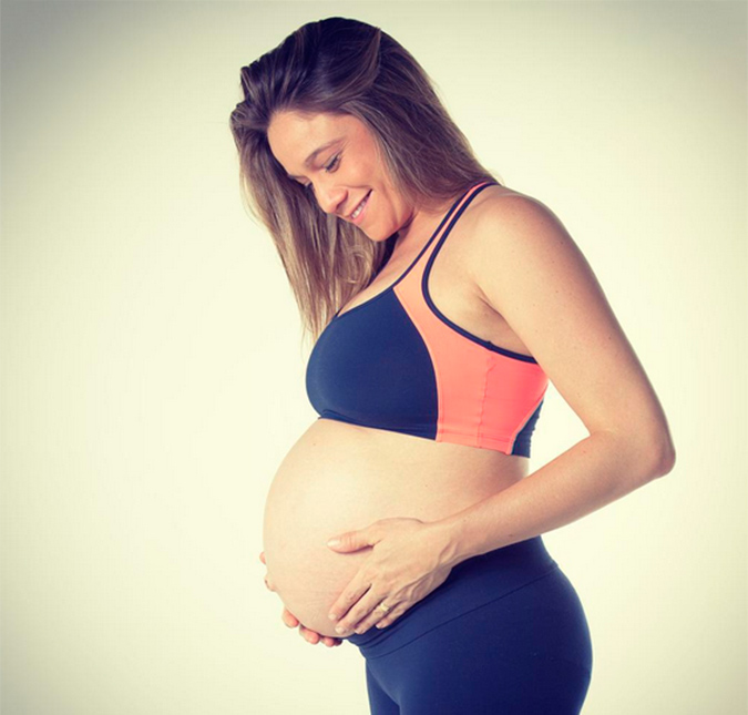 Fernanda Gentil já está na maternidade se preparando para a chegada de Gabriel
