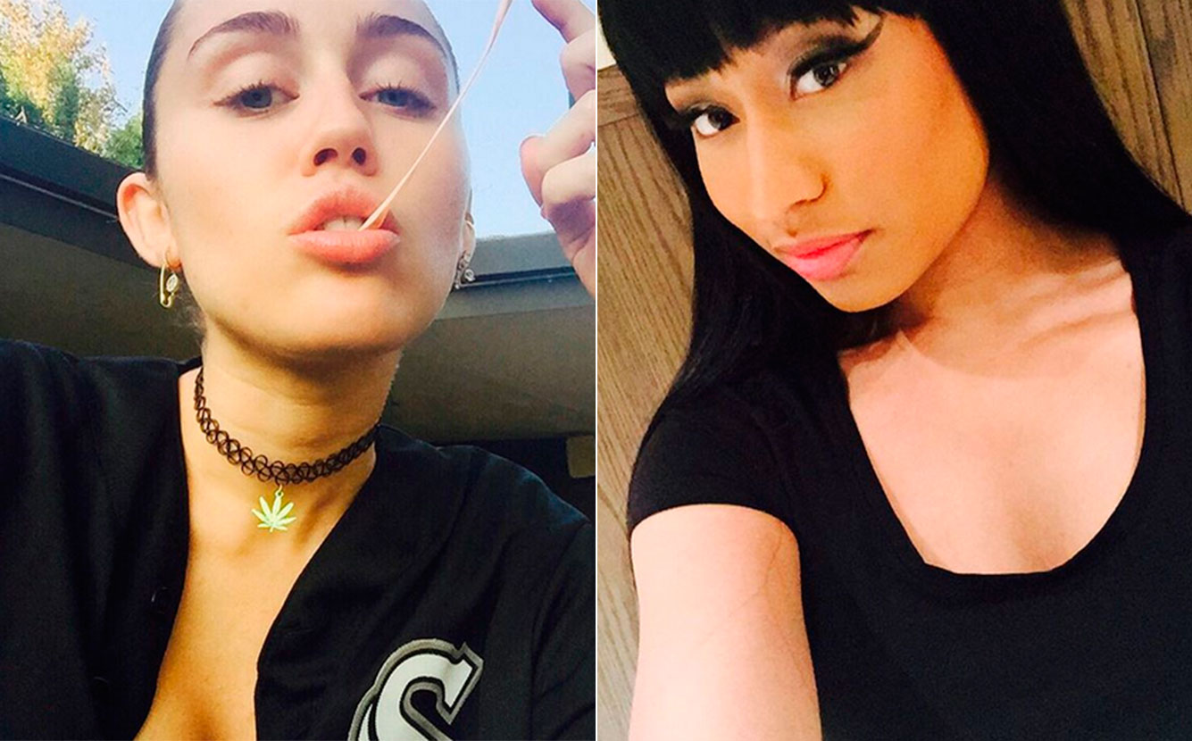 Miley Cyrus dá sua opinião sobre polêmica envolvendo Nicki Minaj e Taylor Swift