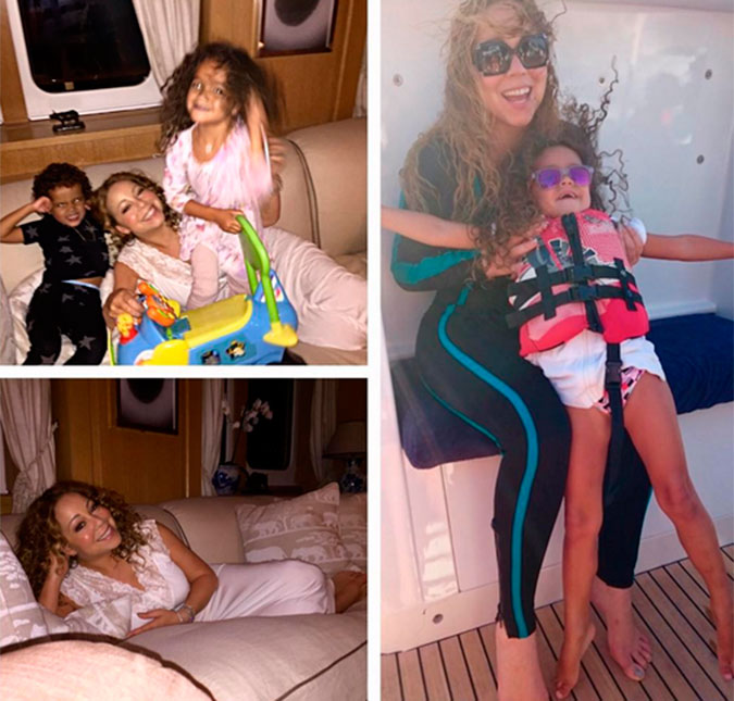 Mariah Carey curte férias ao lado dos gêmeos, veja aqui!