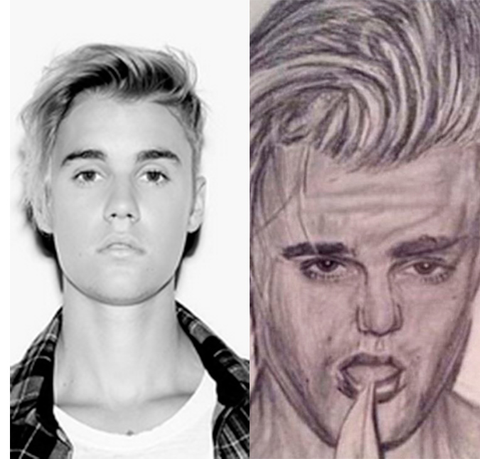 Justin Bieber se diverte ao publicar caricatura em rede social