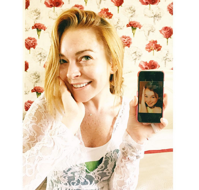 Lindsay Lohan revive o passado e prova que não se esqueceu do filme <i>Operação Cupido</i>!