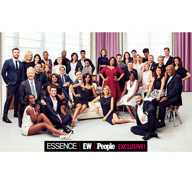 Elenco de <i>Scandal</i>, <i>Grey's Anatomy</i> e <i>How To Get Way with Murder</i> se reúne com a criadora Shonda Rhimes