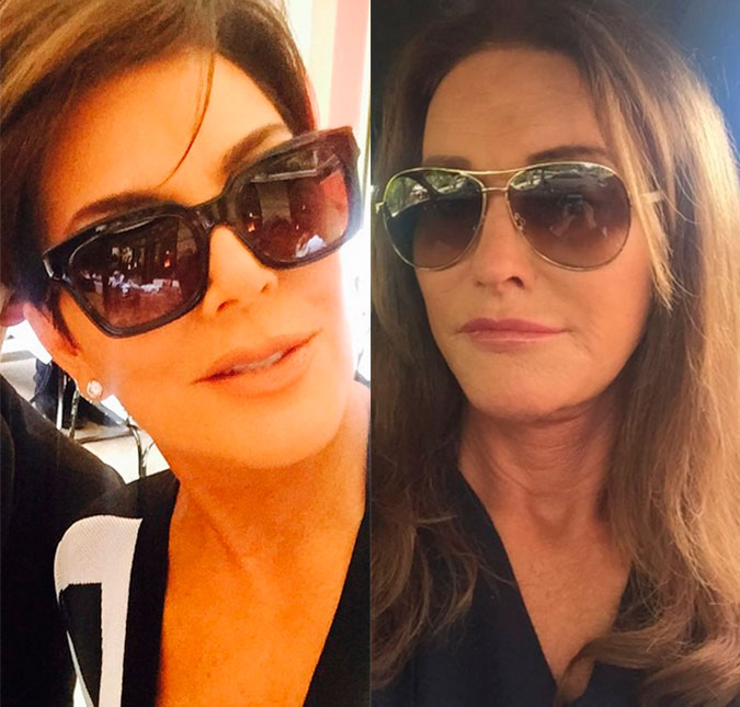 Kris e Caitlyn Jenner ficam cara a cara pela primeira vez!