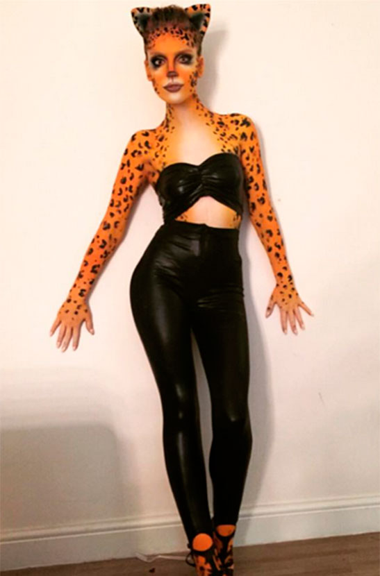 Ex de Zayn Malik, Perrie Edwards vira tigre por um dia