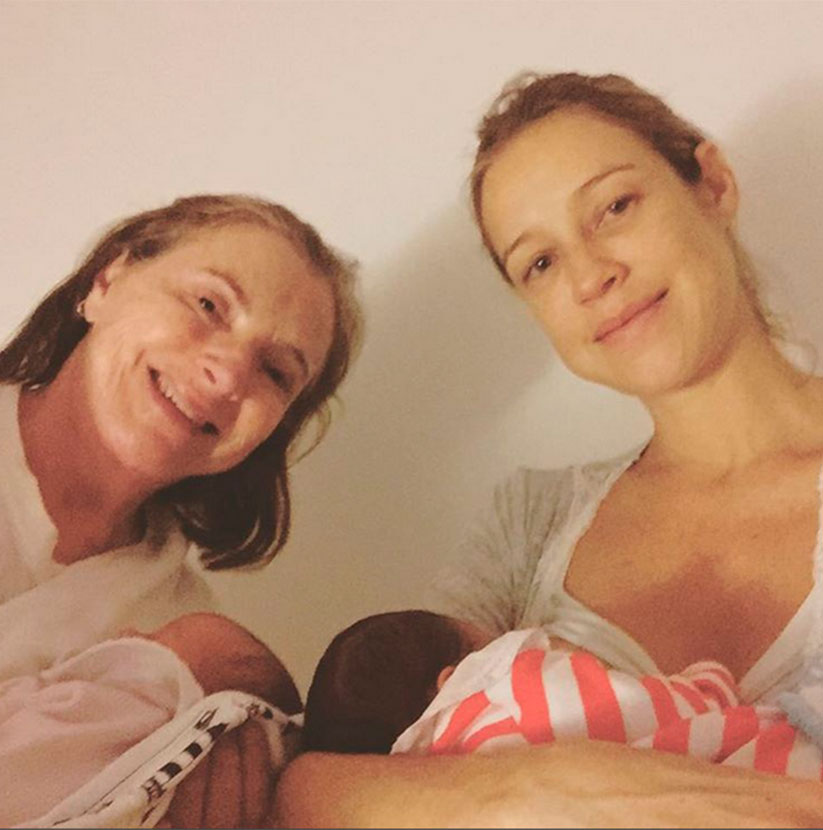 Luana Piovani posta primeira foto dos gêmeos em casa