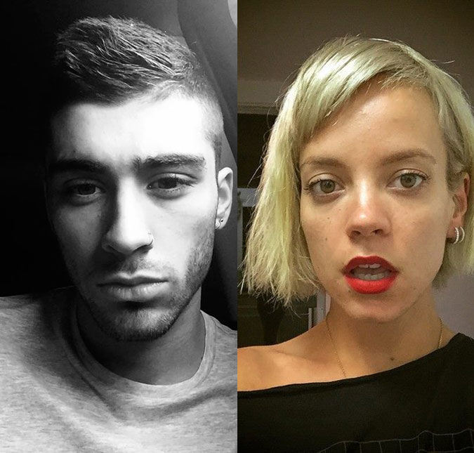 Zayn Malik estaria mandando mensagens e fotos atrevidas a Lily Allen