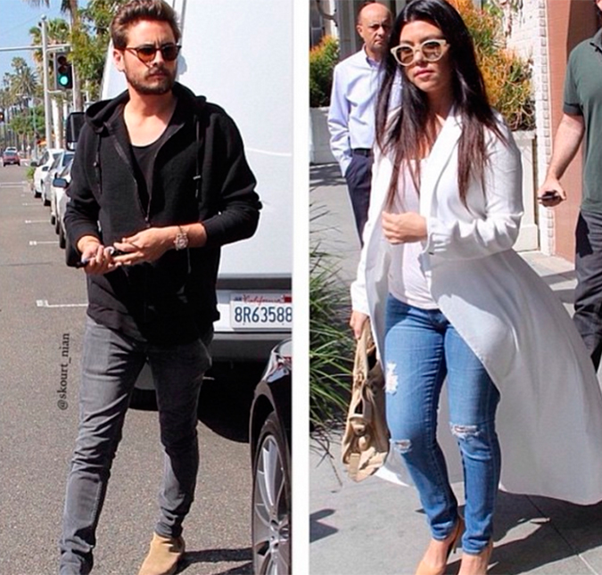 Kourtney Kardashian e Scott Disick entram em acordo sobre guarda dos filhos