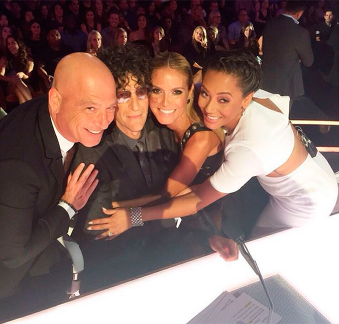 Heidi Klum celebra final da décima temporada de <i>America’s Got Talent</i>