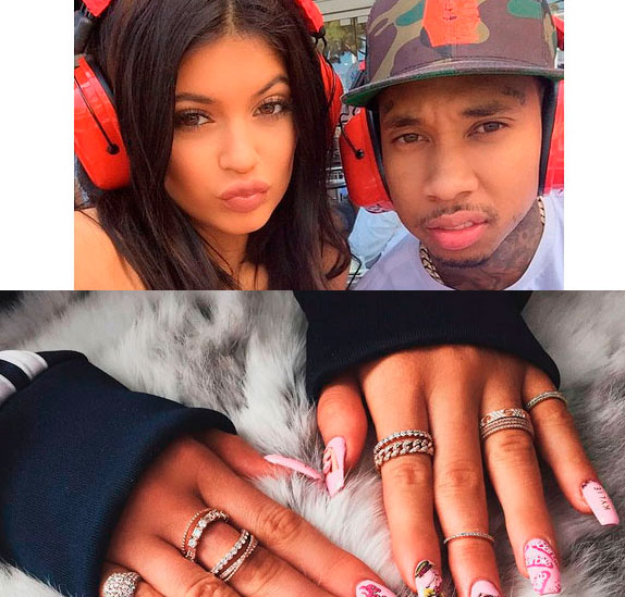 Kylie Jenner pode estar noiva do <I>rapper</i> Tyga!