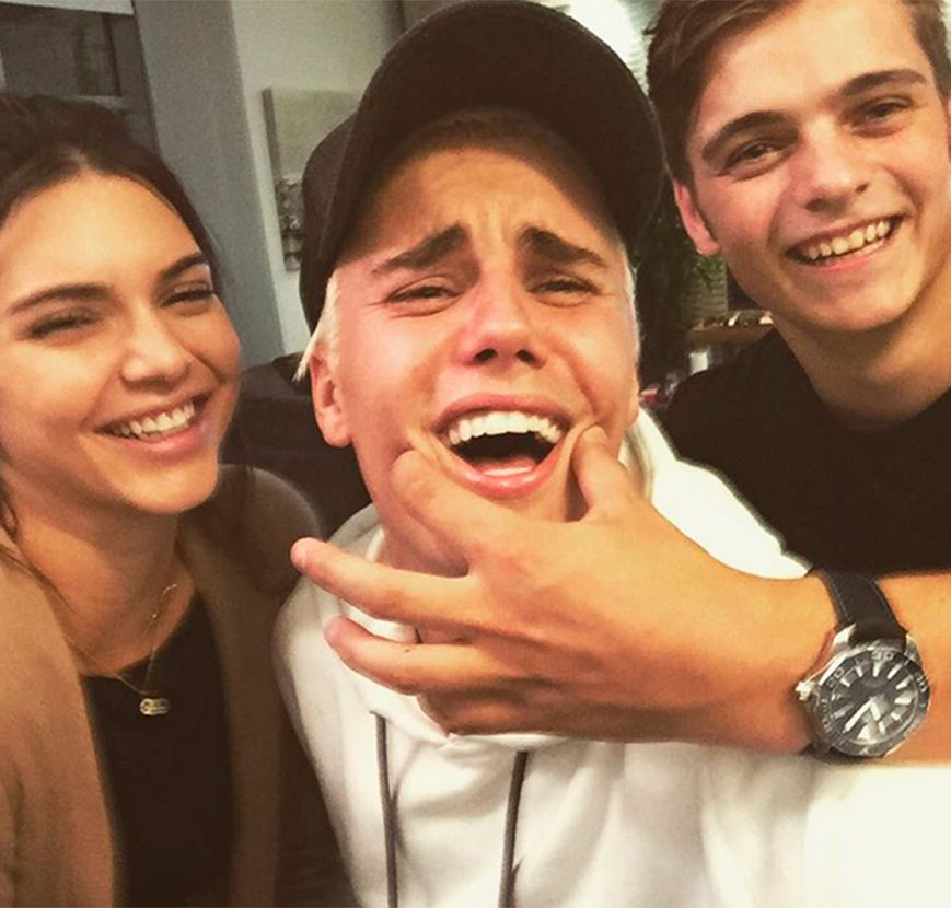 A zoeira não acaba nunca para Justin Bieber e Kendall Jenner