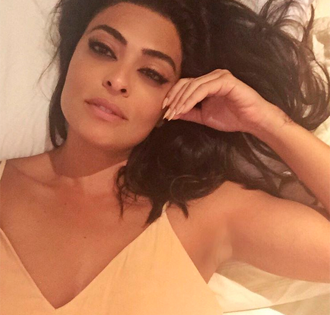 Em clique preguiçoso, Juliana Paes chama atenção para detalhes de sua próxima personagem