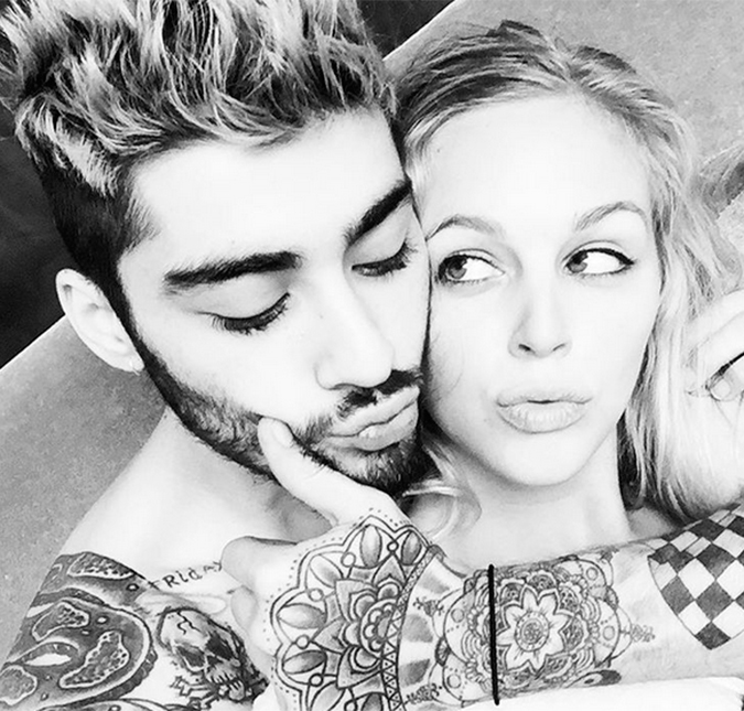 Após terminar noivado, Zayn Malik posa coladinho com nova loira