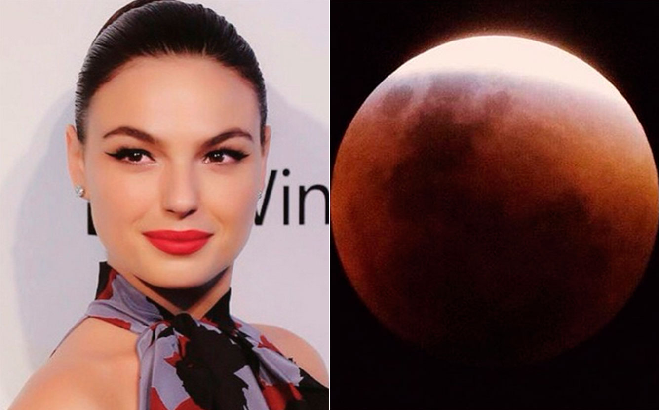 Isis Valverde e mais famosos que ficaram babando com o eclipse lunar!