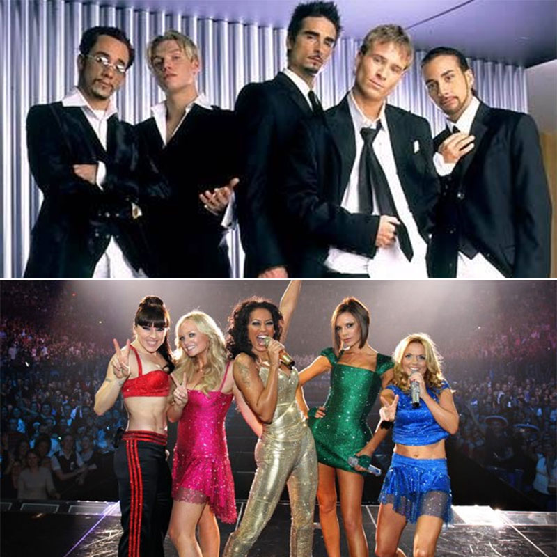 Turnê pode unir <i>Backstreet Boys</i> e <i>Spice Girls</i> no mesmo palco!