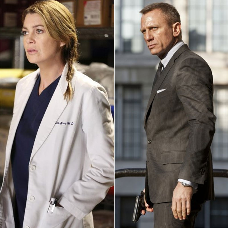 Estrela de <i>Grey's Anatomy</i> arranja briga com James Bond