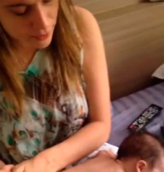 Fernanda Gentil aparece fazendo massagem no filho, Gabriel, veja!