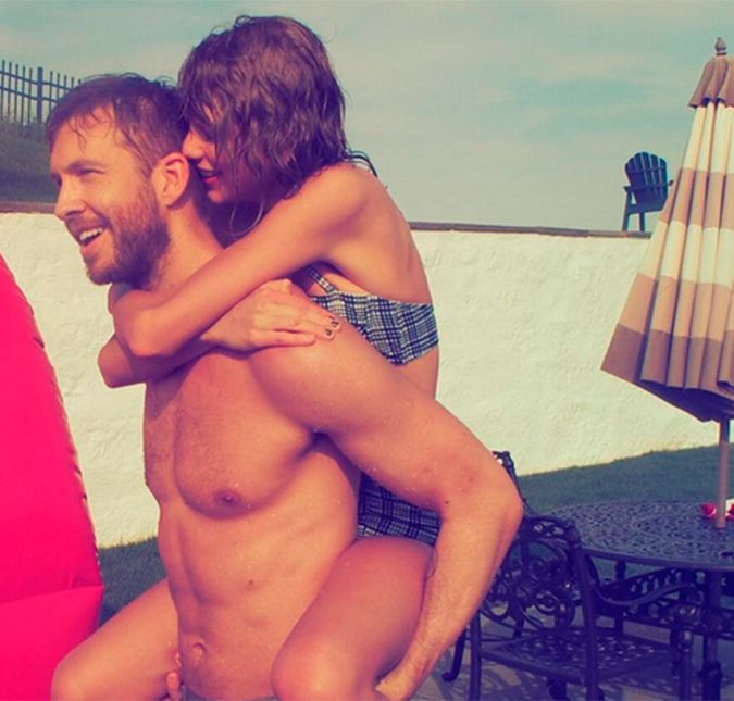 Sem música de coração partido! Taylor Swift e Calvin Harris continuam apaixonados