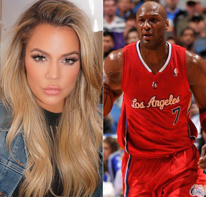 Khloé Kardashian não sai do lado de Lamar Odom enquanto ele se recupera pouco a pouco