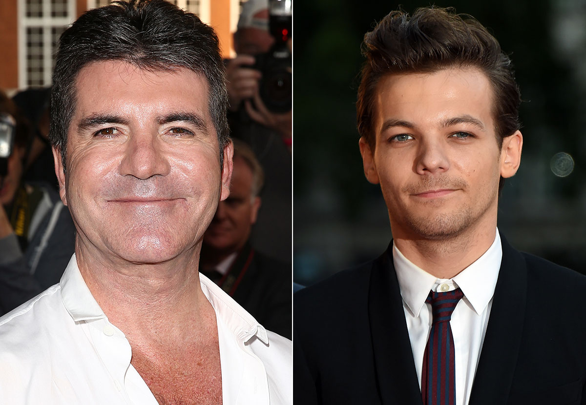 Simon Cowell dá conselhos de paternidade para Louis Tomlinson, da <i>One Direction</i>
