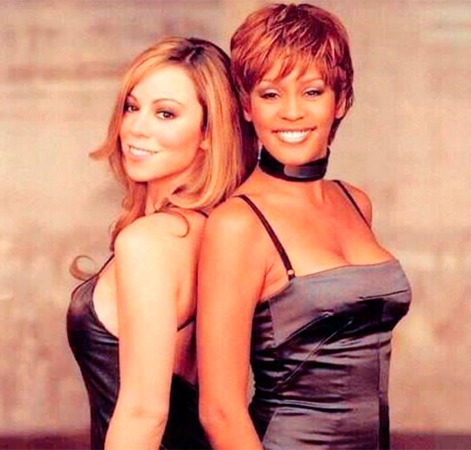 Mariah Carey tem momento nostálgico ao se lembrar de Whitney Houston