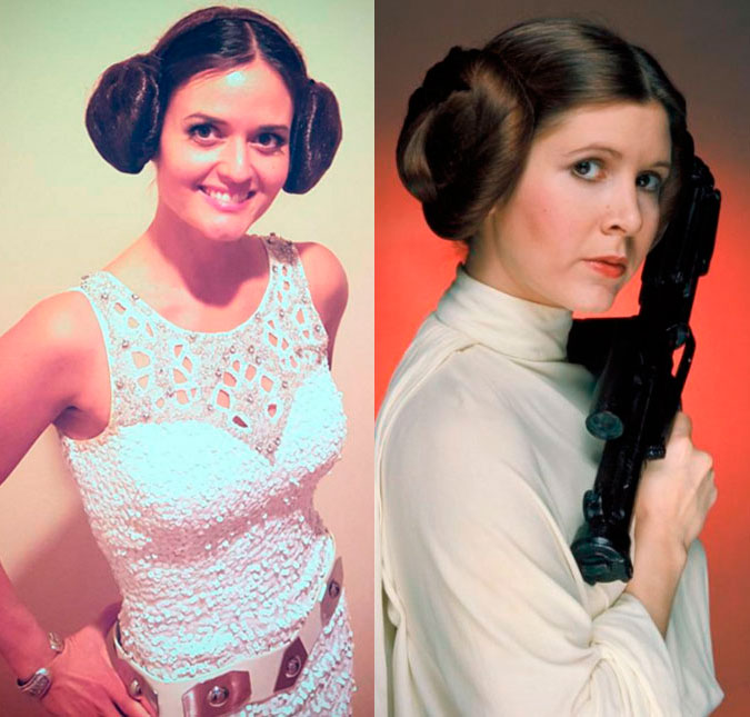 Atriz de <I>Anos Incríveis</i> se transforma na princesa Leia, de <I>Star Wars</i>