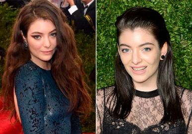 Lorde andou passando a tesoura nos fios volumosos, mas parece que não ficou muito feliz com a mudança! O que acharam?