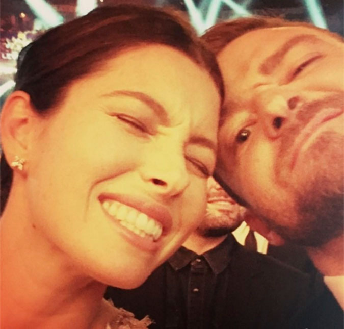 Muito amor! Jessica Biel e Justin Timberlake aparecem juntinhos em clique raro!