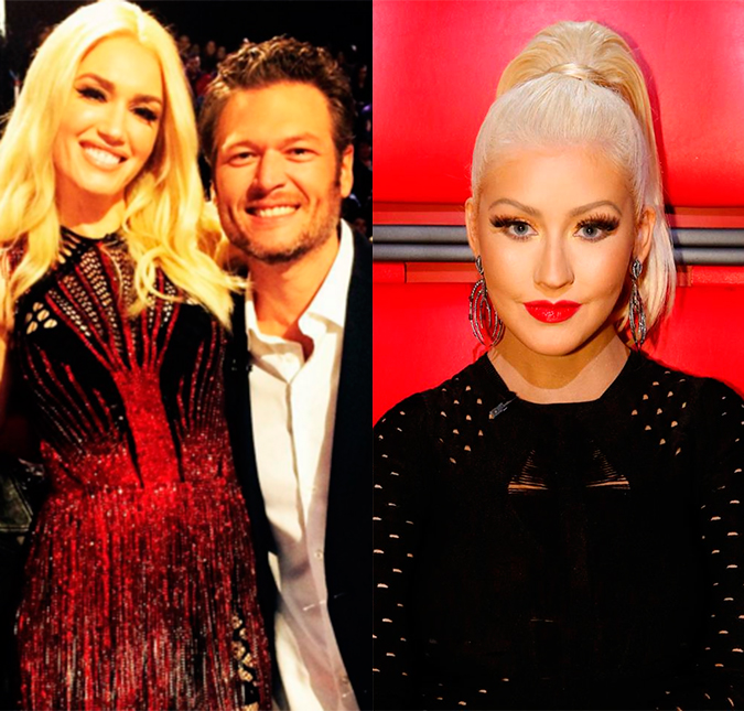 Christina Aguilera aprova romance de Gwen Stefani e Blake Shelton: <i>- Eles merecem ser felizes!</i>