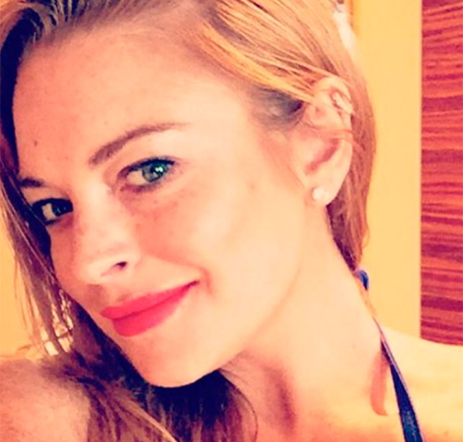 Lindsay Lohan está de volta ao trabalho!