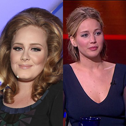 Jennifer Lawrence e Adele vão a mesmo restaurante