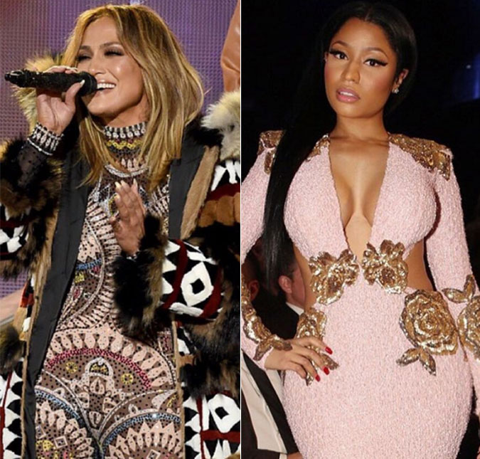 Será que Nicki Minaj realmente não gostou de ver Jennifer Lopez dançando sua música? Descubra aqui!