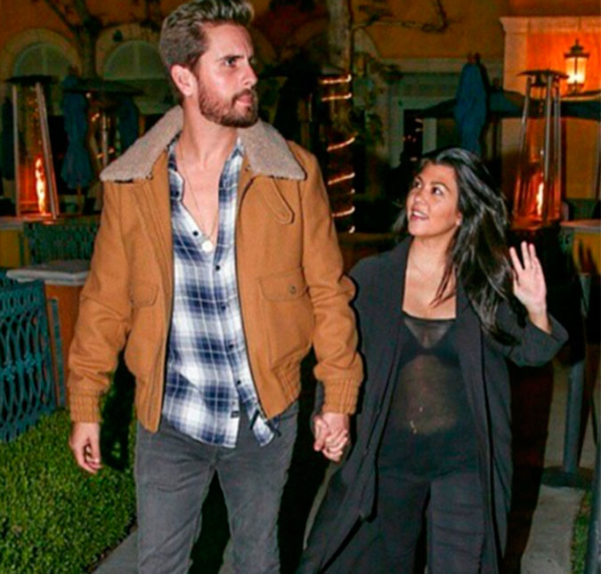 Kourtney Kardashian e Scott Disick são vistos juntos pela primeira vez depois da separação