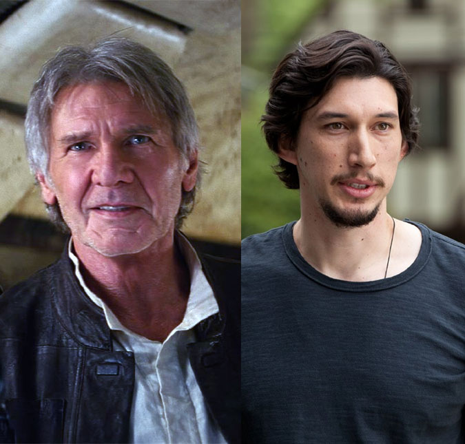 Harrison Ford e Adam Driver falam sobre bastidores de <i>Star Wars: Episódio VII - O Despertar da Força</i>