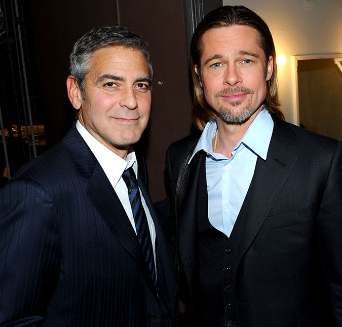 Brad Pitt vive uma competição eterna com George Clooney, entenda!