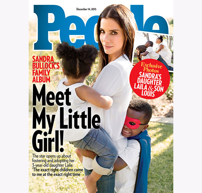 Sandra Bullock surpreende e anuncia que adotou outra criança