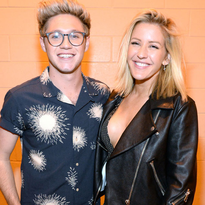 Ellie Goulding e Niall Horan, ex namorados, mostram sintonia em evento