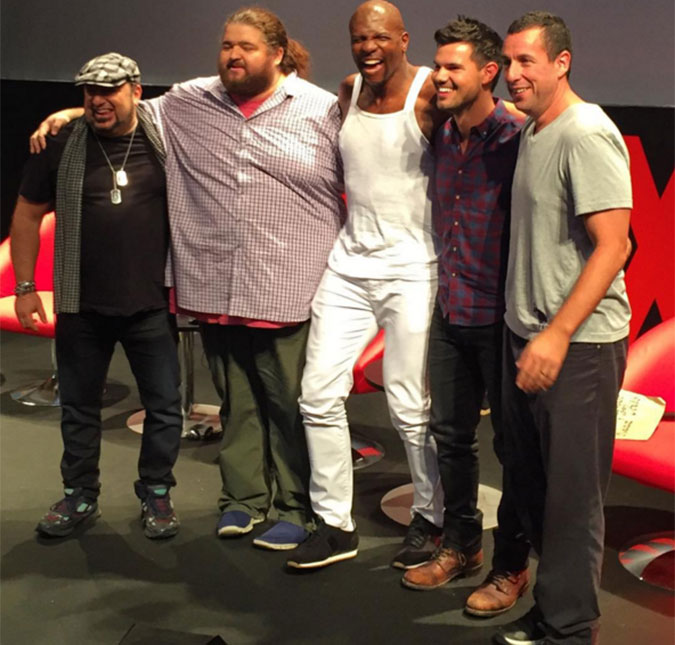 Último painel da <i>Comic Con</i> com Adam Sandler, Terry Crews e Taylor Lautner é dominado por fãs