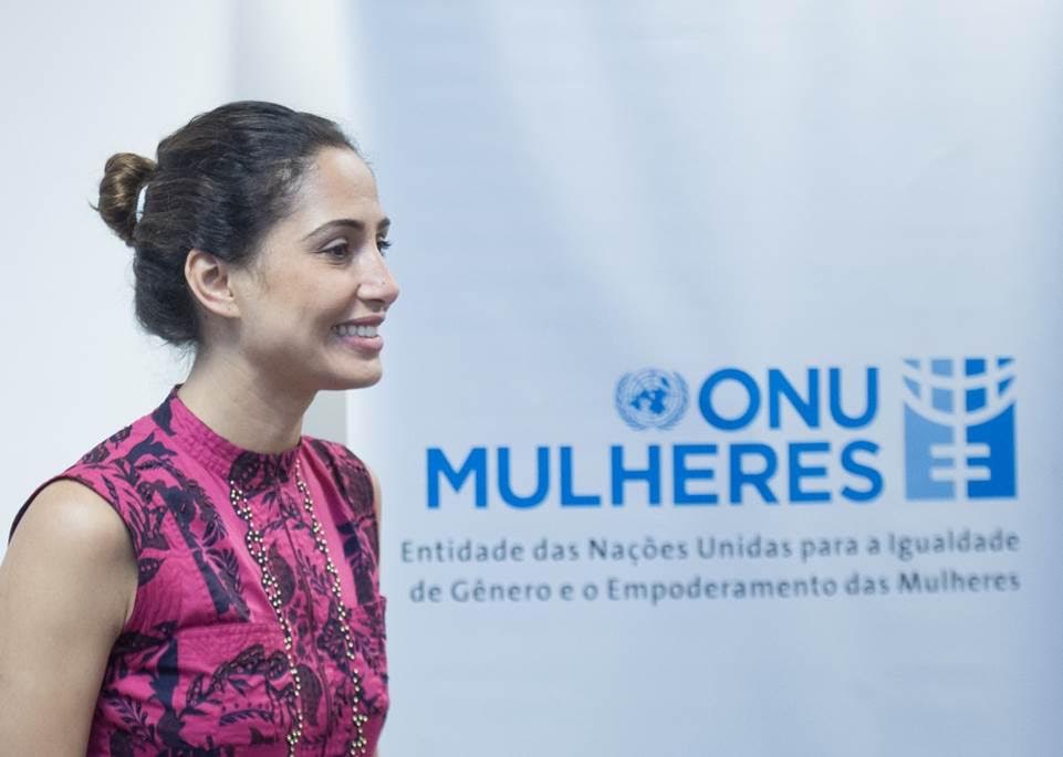 Camila Pitanga é nomeada Embaixadora da Boa Vontade da <i>ONU Mulheres</i>