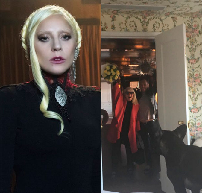 Lady Gaga não consegue esconder a felicidade por ser indicada ao <I>Globo de Ouro</i> e afirma: -<I>Ainda estou gritando</i>