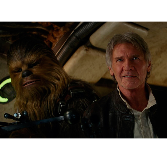 Harrison Ford entra escondido em <i>preview</i> de <i>Stars Wars: O Despertar da Força</i>