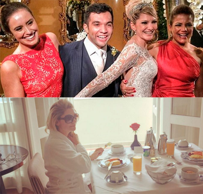 Antônia Fontenelle e Jonathan Costa estão curtindo muito os momentos pós-casamento