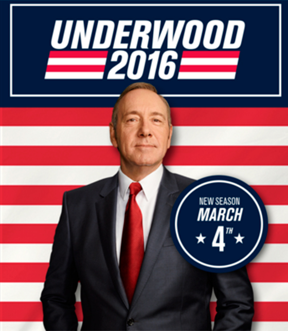 Frank Underwood está de volta! <i>Netflix</i> divulga <i>teaser</i> da quarta temporada de <i>House of Cards</i>