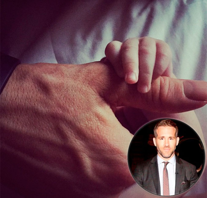 Ryan Reynolds revela data de aniversário da filha, James. Saiba qual é!